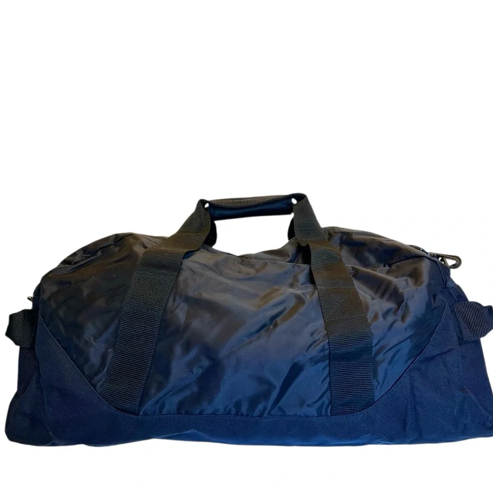 Vintage Dark Black Large Duffel Bag for Travel or Sports.  New without Tags.